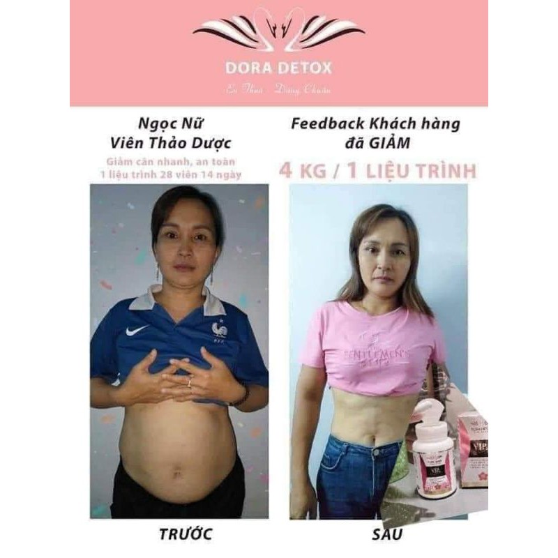 ( NẮP BẬT CHÍNH HÃNG) DORA DETOX VIP + TẶNG CAO HỦY MỠ 20ML | BigBuy360 - bigbuy360.vn
