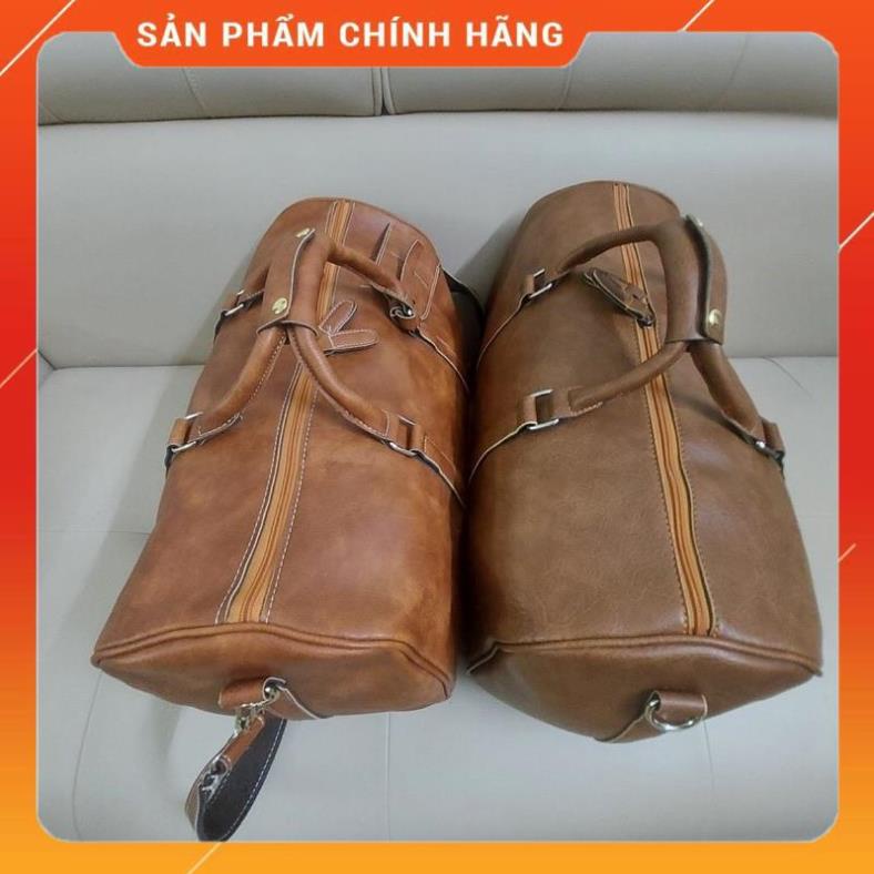 Túi Xách Da bò Du Lịch Nam Nữ Cỡ Lớn Gấp Gọn Đẹp giá Rẻ Kiểu Túi Chống Da Mềm Chống Nước Có Ngăn Để Giầy Riêng TUI-01