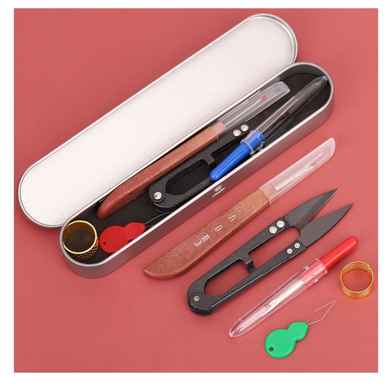 Bộ 6 Dụng Cụ Kéo Cắt Chỉ Thêu Chuyên Dụng