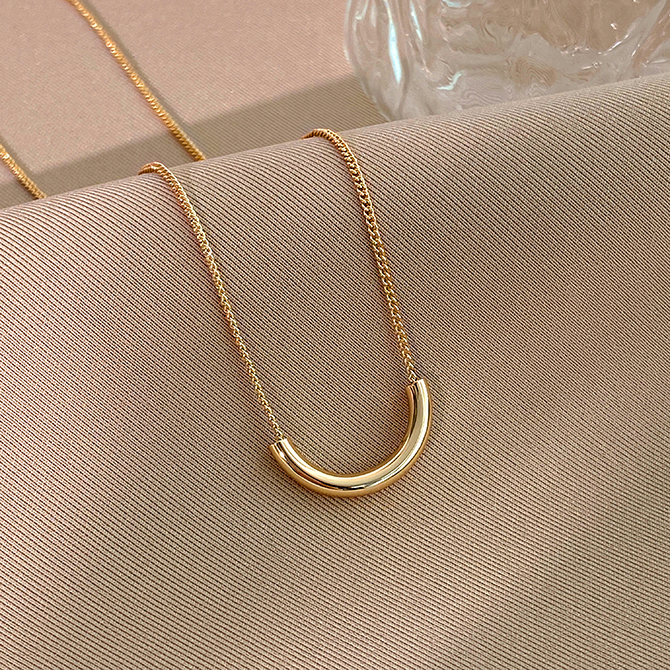 XiaoboACC Vòng Cổ Mạ Vàng 14K Phong Cách Hàn Quốc Thời Trang