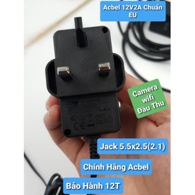 Nguồn Adapter 12V2A 5.5x2.5(2.1) Acbel Chuẩn EU