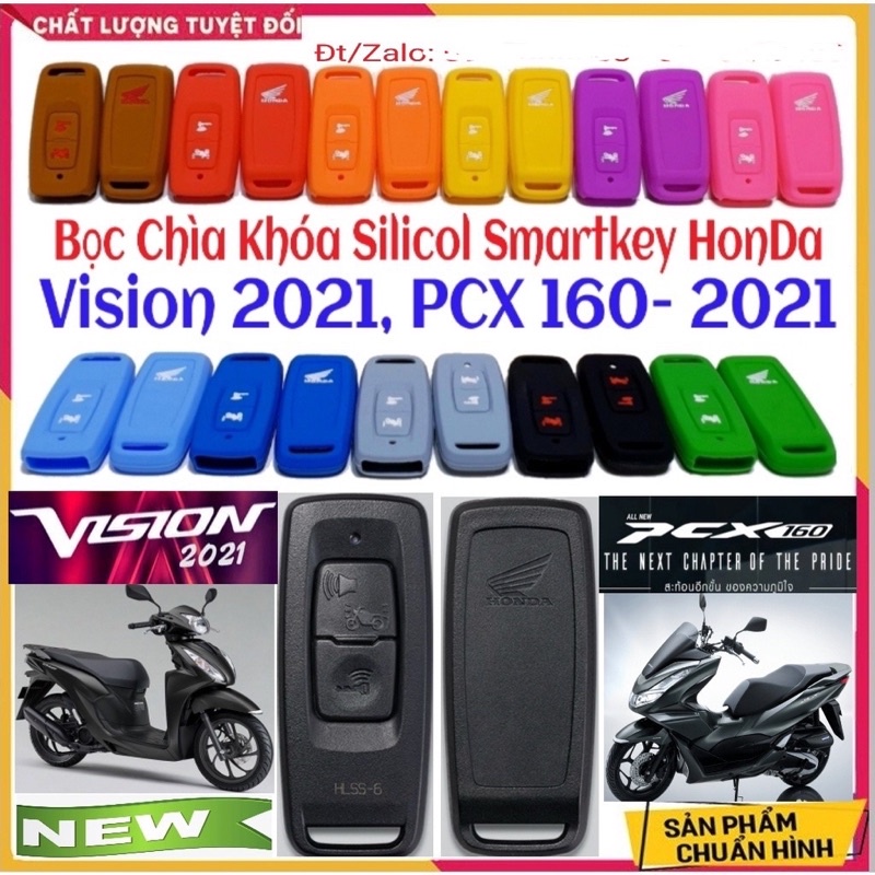 Bao Remote Silicon VISION 2021 / SH 350i / Sh mode 2021 / Winner X 2022 Bảo Vệ Chìa khóa Smartkey [LOẠI DÀY]