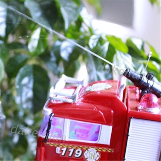 DK* RC Water Spray Fire Truck Music Light Remote Control Car Kids Toy Boy Gift
