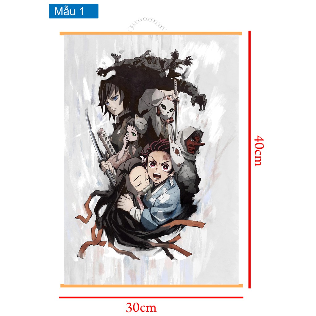 Poster / Tranh treo tường anime Kimetsu No Yaiba