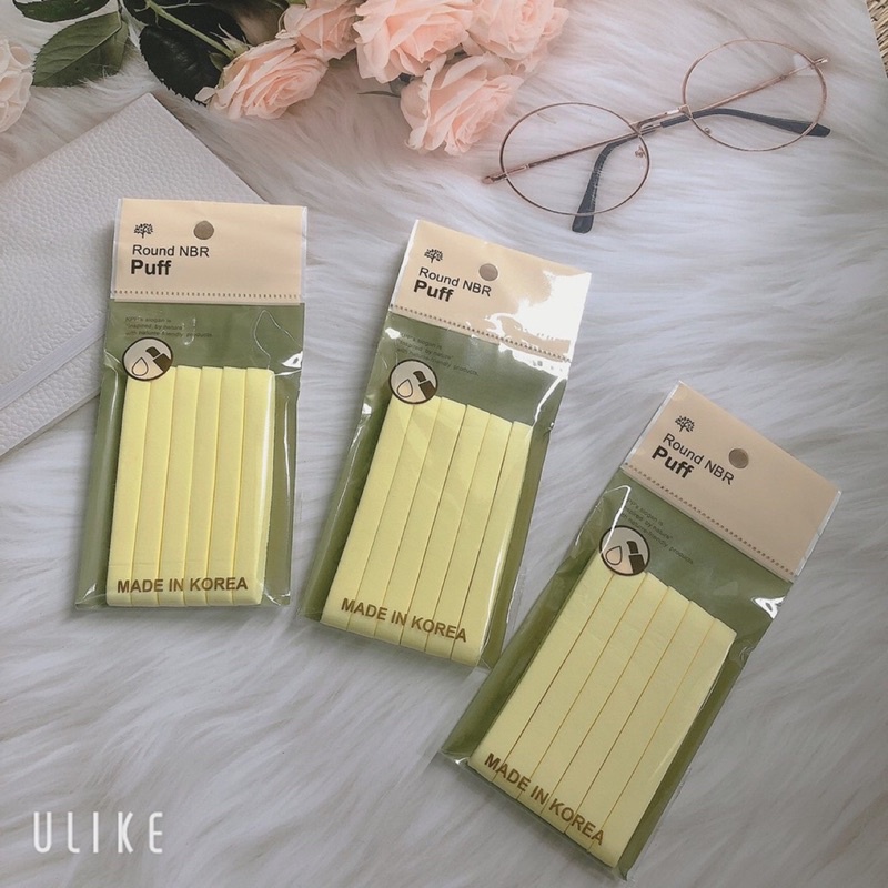 Bông que rửa mặt Round Nbr Puff