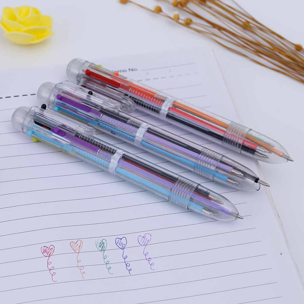 Bút bi nhiều màu thiết kế 6 trong 1 độc đáo