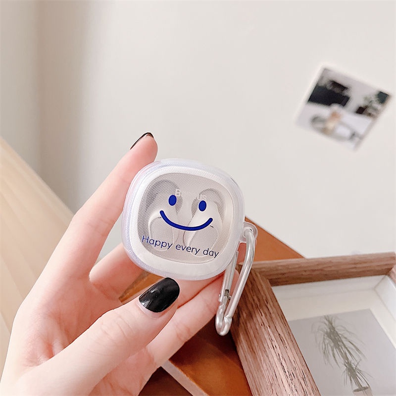 Sẵn Sàng! Vỏ Bọc Hộp Sạc Tai Nghe Baseus WM02 Mềm Trong Suốt Hình Mặt Cười Và Phi Hành Gia Dễ Thương
