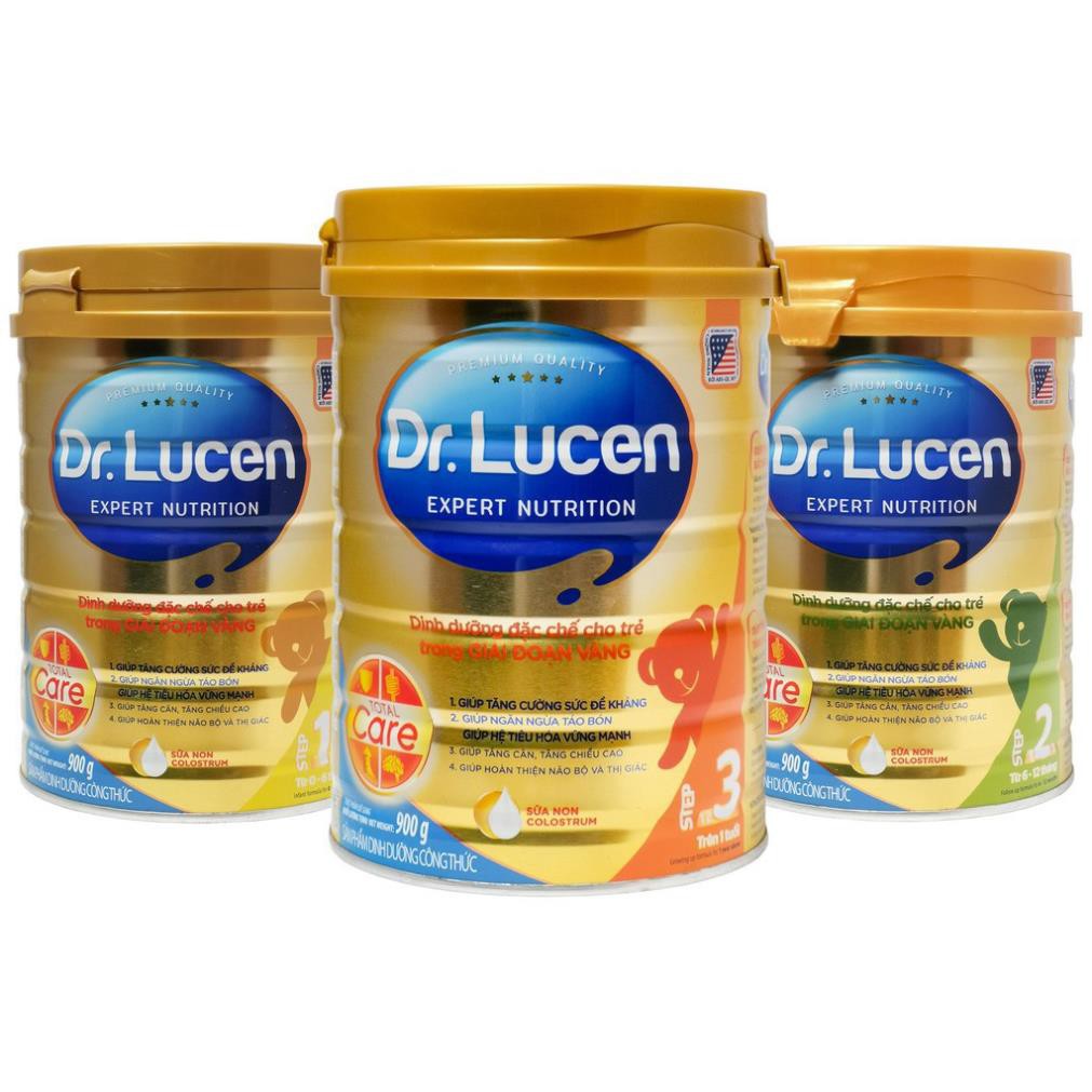 Sữa bột Dr Lucen 1,2,3 900g