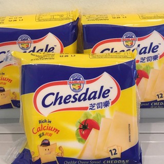 Chesdale cheddar vị sữa gói 12 lát phô mai lát - ảnh sản phẩm 1