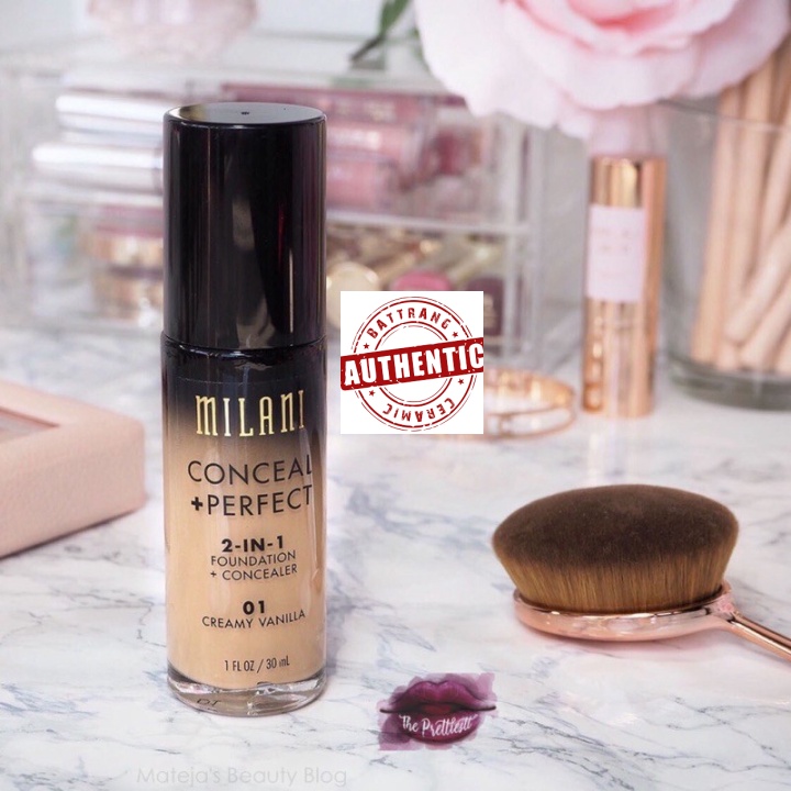 Kem nền Milani Concealer + Perfect 2 in 1 Foundation Concealer +2% phí bán hàng