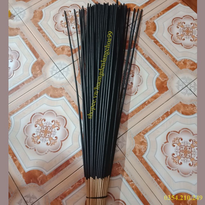 (50cm) Hương đen [GIÁ SỐC] nhang sạch se tay, làng nghề thủ công truyền sống, hương thơm ấm áp, thanh tao