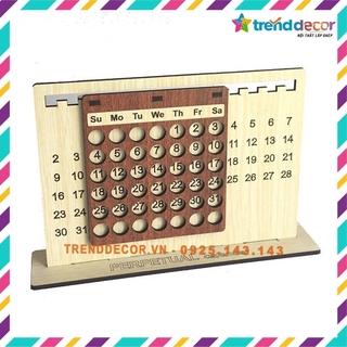 [GIÁ GÔC] Lịch vạn niên ngày tháng để bàn trang trí bản phối màu quà tặng lịch trang trí tết TRENDDECOR.VN