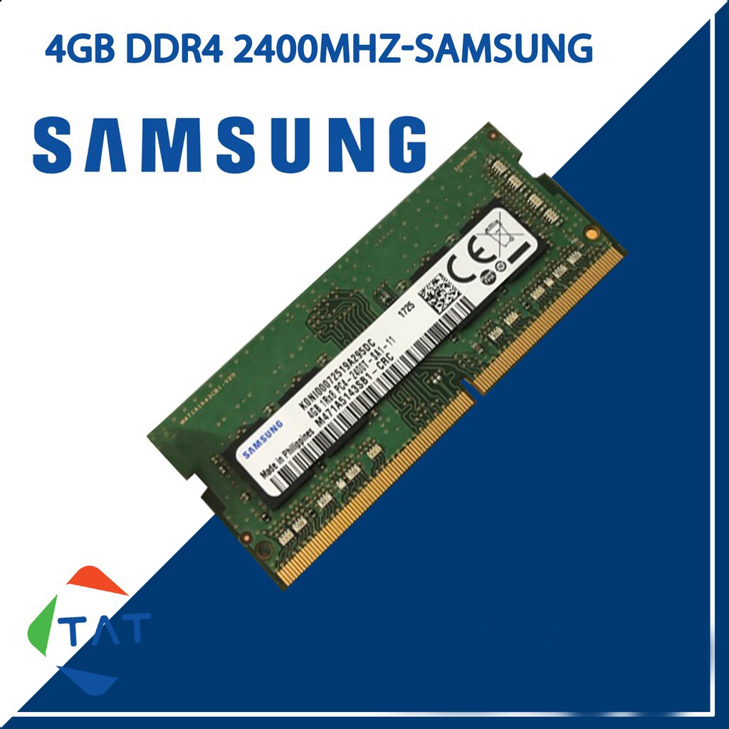 RAM Samsung Hynix Kingston 4GB DDR4 2400MHz 1.2V Sodimm Dùng Cho Laptop MacBook Máy Tính Xáy Tay Bảo Hành 3 Năm 1 đổi 1 | BigBuy360 - bigbuy360.vn