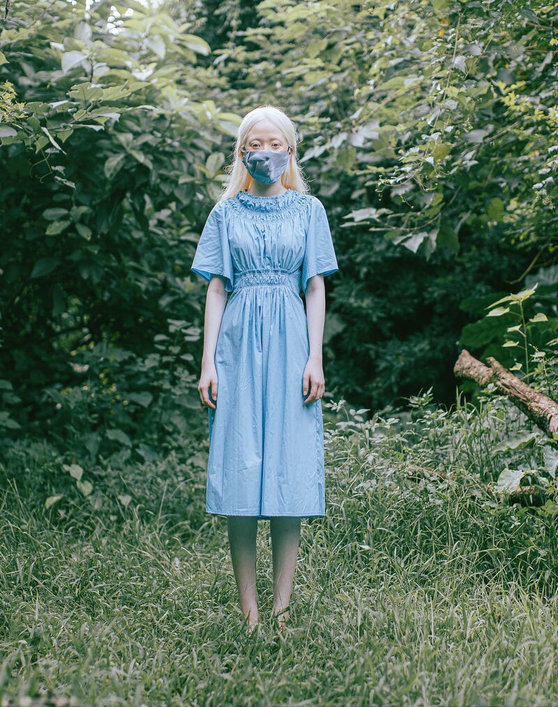 CCHAT Váy nhún cổ TS phối khóa Q6323 | BigBuy360 - bigbuy360.vn