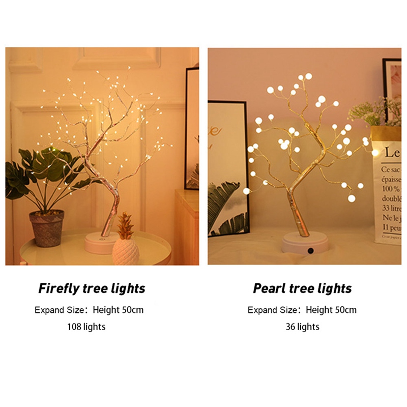 Mô Hình Cây Cảnh Trang Trí Có Đèn Led