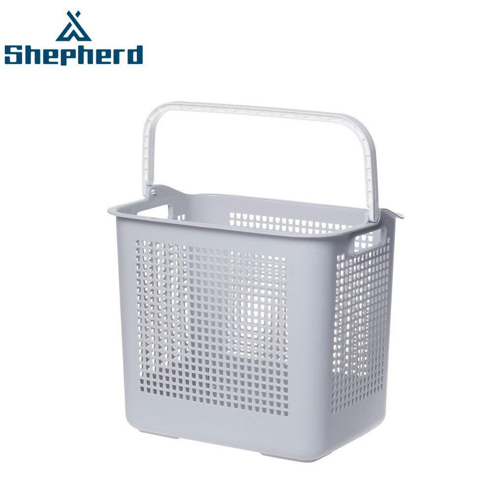 Giỏ đựng đồ giặt Shepherd màu trơn có tay cầm dễ mang theo sức chứa lớn