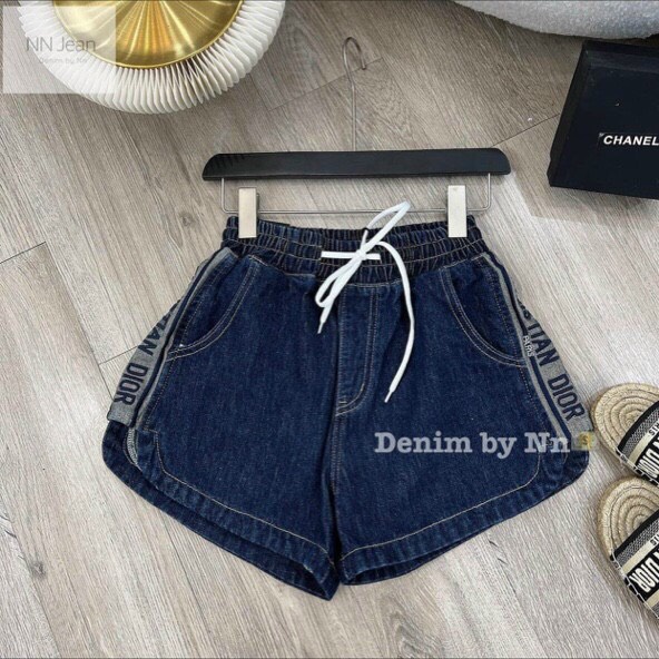 Quần Short Jeans thêu sườn DIOR hàng Quảng Châu cao cấp NAMISA QS15