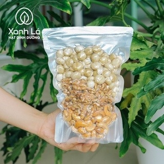 Hạt Dinh Dưỡng Mix 3 Siêu Hạt 500G (macca, óc chó, hạt điều) Xanh Lá thượng hạng, cam kết chất lượng loại A