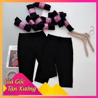 Quần legging đùi nữ dáng ôm co giãn 4 chiều thoáng mát size 38 - 65kg