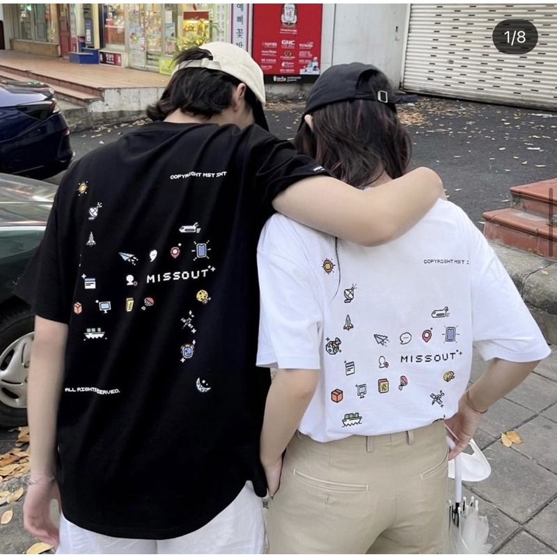 Áo Thun Missout - nam nữ Form local brand size M L XL