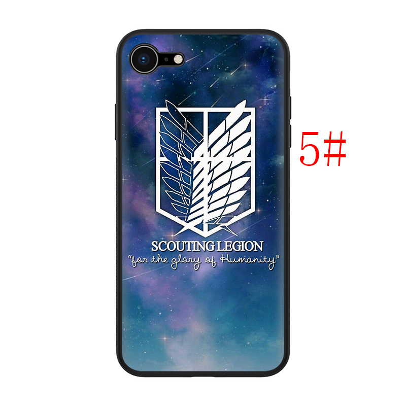 Ốp Lưng Logo Attack On Titan Cho Iphone 8 7 6s 6 Plus 5 5s Se 2016 2020