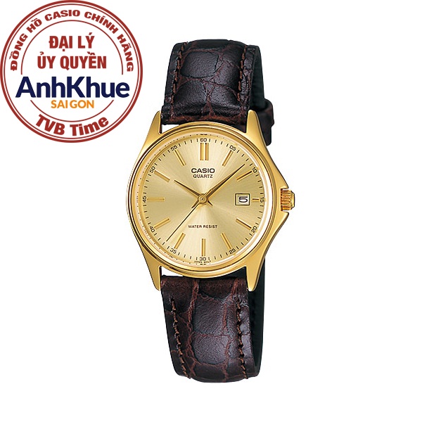 Đồng hồ nữ dây da Casio chính hãng Anh Khuê LTP-1183Q-9ADF