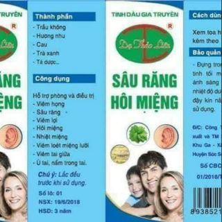 SÂU RĂNG HÔI MIỆNG
