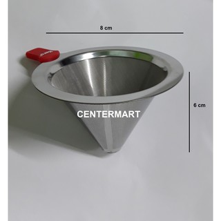 Phễu pha cà phê drip pour over cỡ trung inox