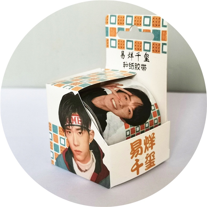 Băng dính washi tape TNT TFBOYS Dịch Dương Thiên Tỉ Vương Nguyên Vương Tuấn Khải