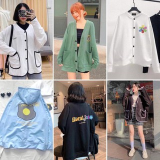 [ GIÁ RẺ ]#66 Áo khoác hoodie nỉ bông ulzzang đôi nam nữ unisex form rộng dây kéo zip dày giá rẻ đẹp