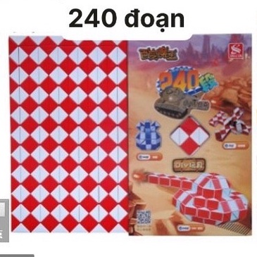 Rubik Rắn Magic Snake - 240 Khúc Dài Nhất Thế Giới. Rubic Tạo Hình Dây