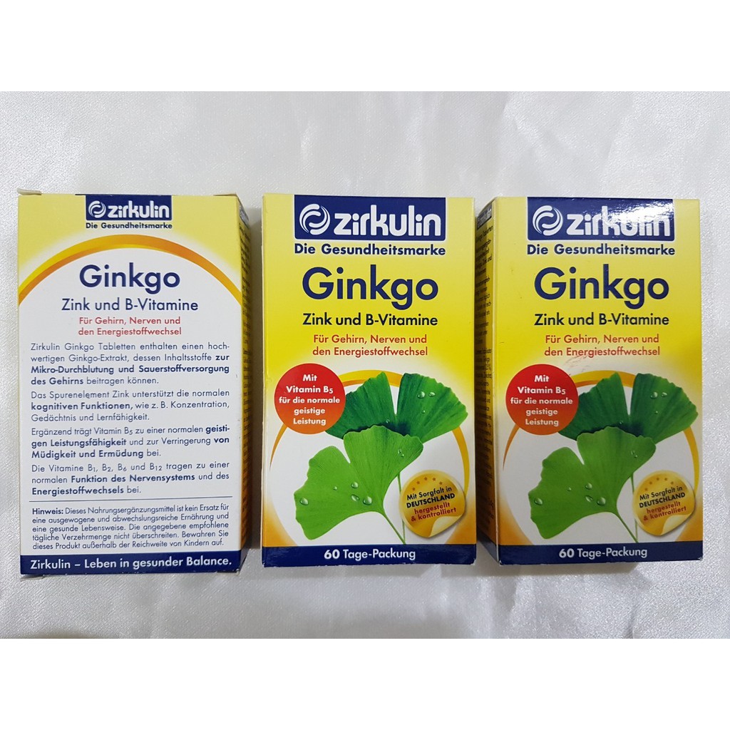 Viên uống Zirkulin Ginkgo bổ não | BigBuy360 - bigbuy360.vn
