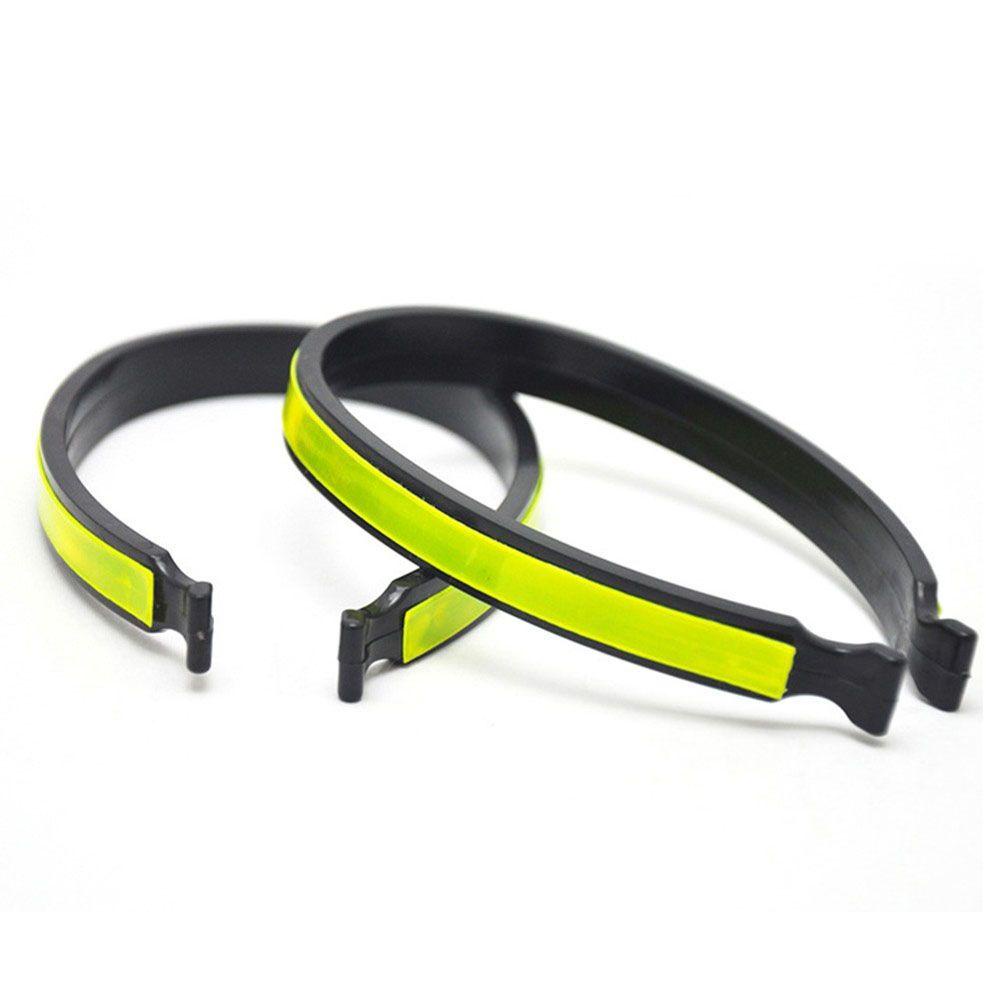 Danilo Kẹp Quần Dài Tới Mắt Cá Chân Màu Dạ Quang Phản Quang Tiện Dụng Khi Đi Xe Đạp