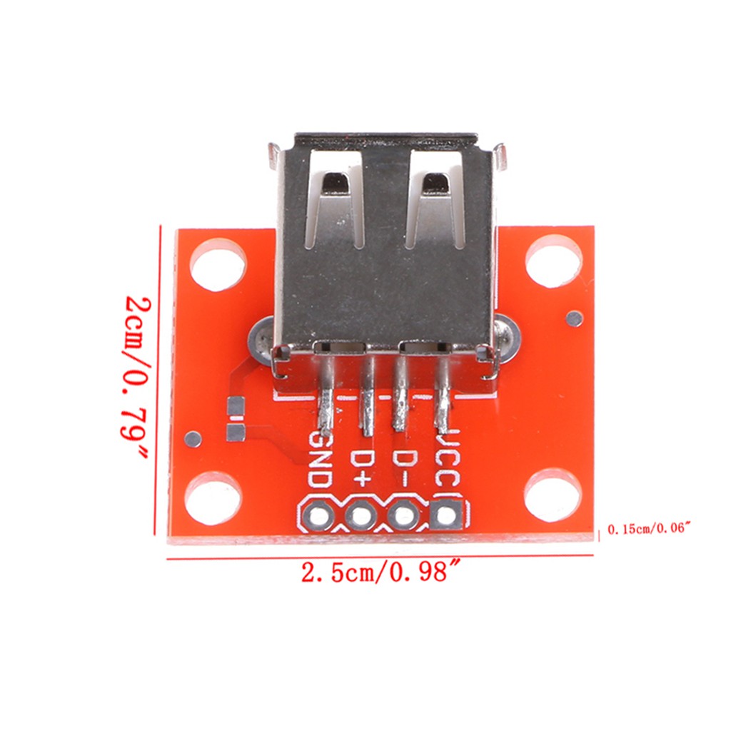Bảng mạch chuyển đổi USB Female
