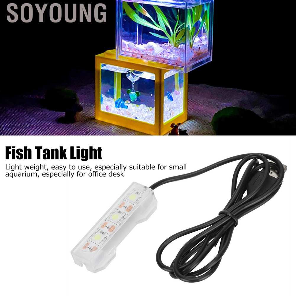 Đèn Chiếu Sáng Bể Cá Sạc Usb Tiện Dụng