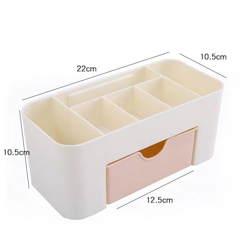 Hộp nhựa nhiều ngăn đựng đồ trang điểm tiện dụng