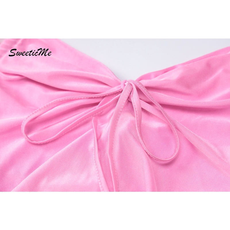 Đầm ôm SweeticMe Cổ Chữ V Hở Lưng Gợi Cảm