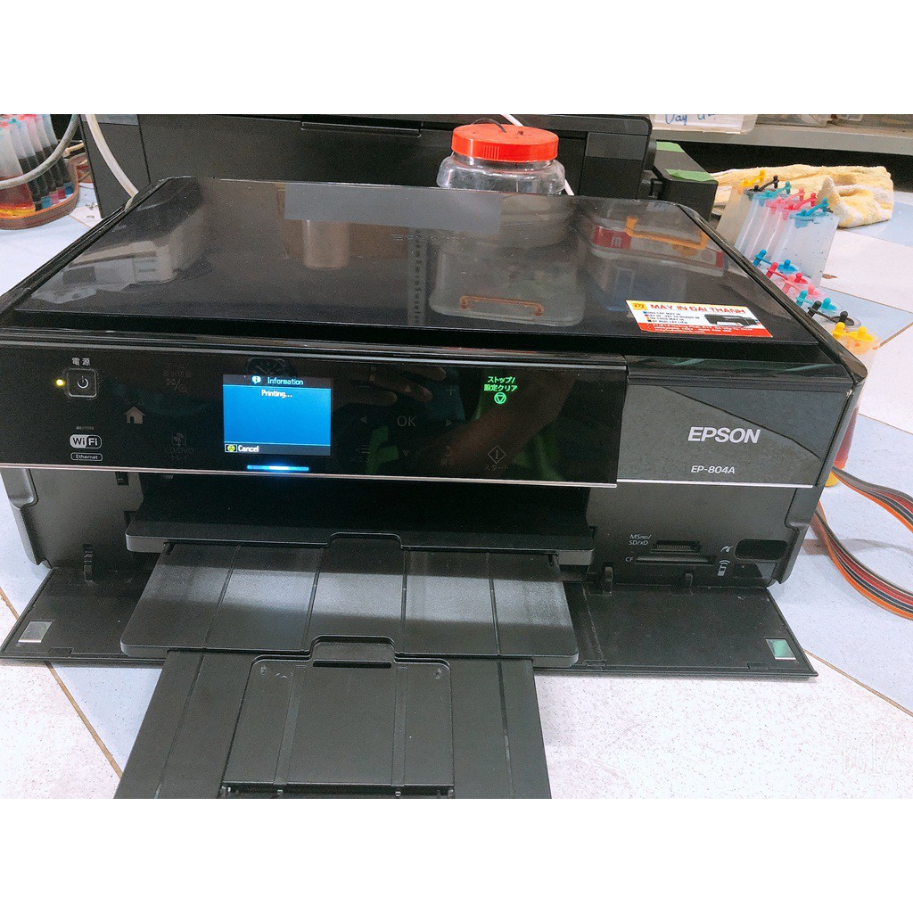 Máy in Epson EP - 804A 6 màu hàng Nhật, chuyên in ảnh lấy liền, mới 95%.