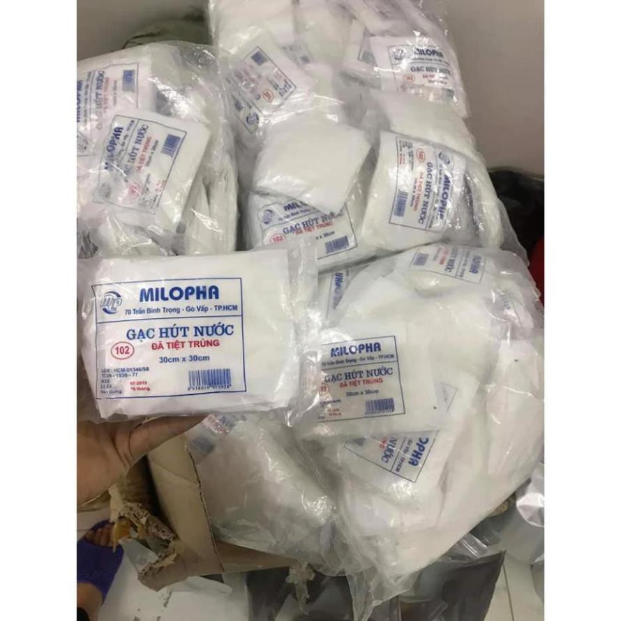 Gạc đắp mặt nạ, gạc hút nước MILOPHA dùng trong spa