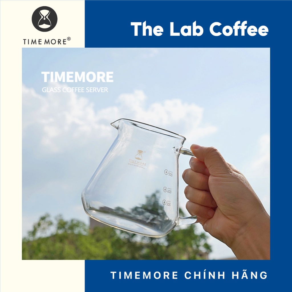 Bình thuỷ tinh phục vụ cà phê Timemore