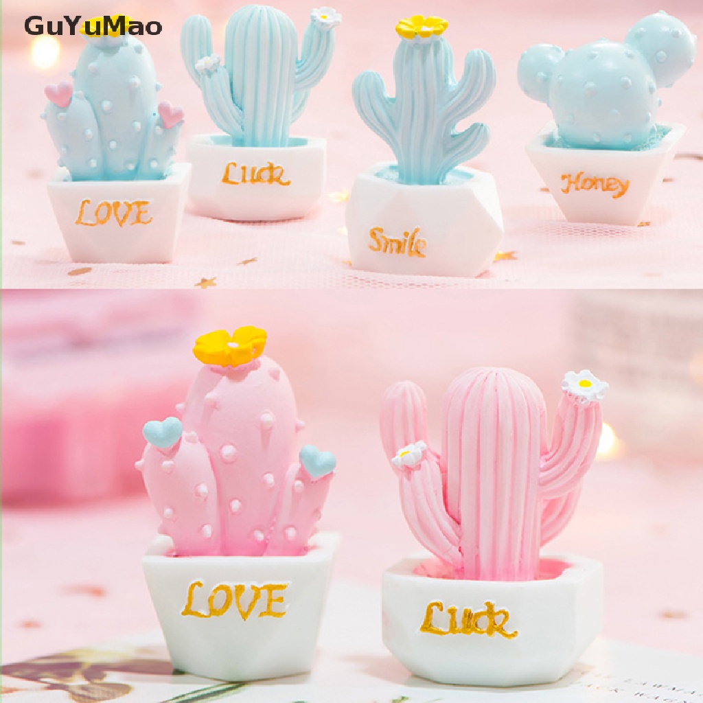 Mô Hình Cây Xương Rồng Bằng Nhựa Resin Dễ Thương Có 10 Kiểu Để Trang Trí