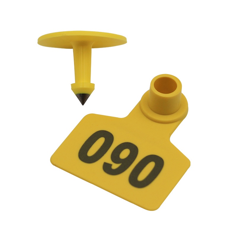 Thẻ Tai Heo, Sẵn Số 001-100 Thẻ Đeo Tai Bằng Nhựa Với Dễ Dàng Sử Dụng  Cho Gia Súc Lợn