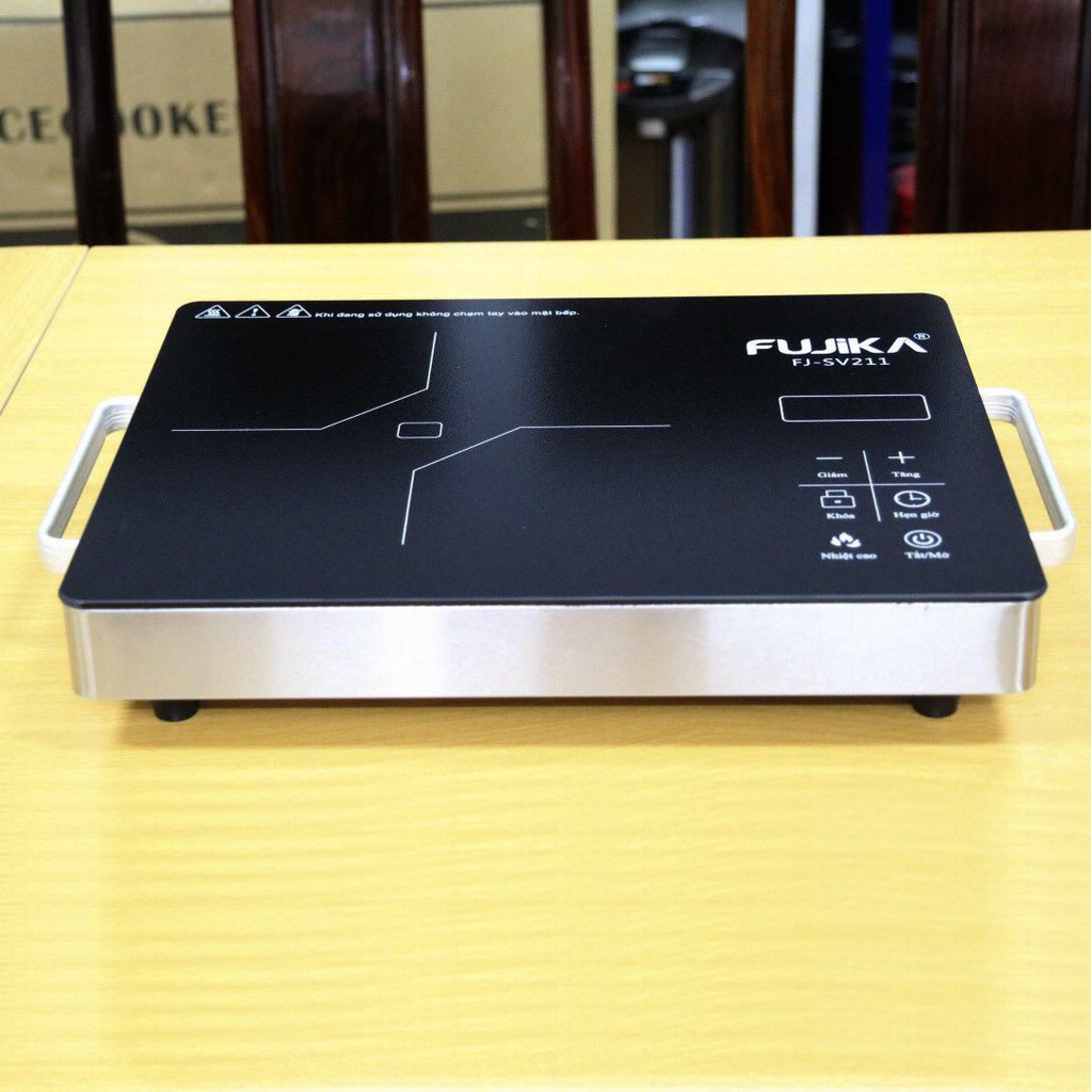 Bếp hồng ngoại 2000W Fujika FJ-SV211 / MD-SV222 điều khiển cảm ứng, tự điều chỉnh công suất để ổn định nguồn nhiệt