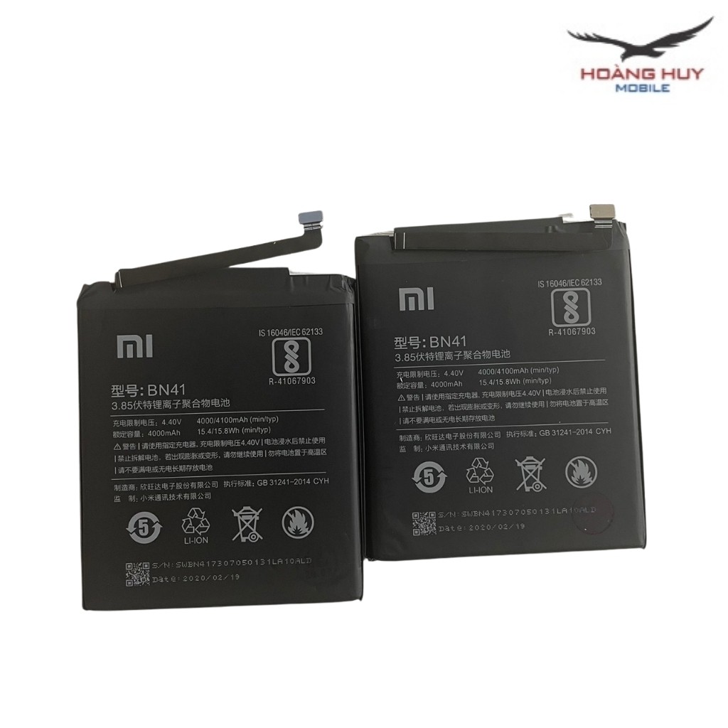 Pin Redmi Note4 BN41 Dung Lượng 4100mAh Hàng Zin Nhập Khẩu Bảo Hành 6 Tháng 1 Đổi 1