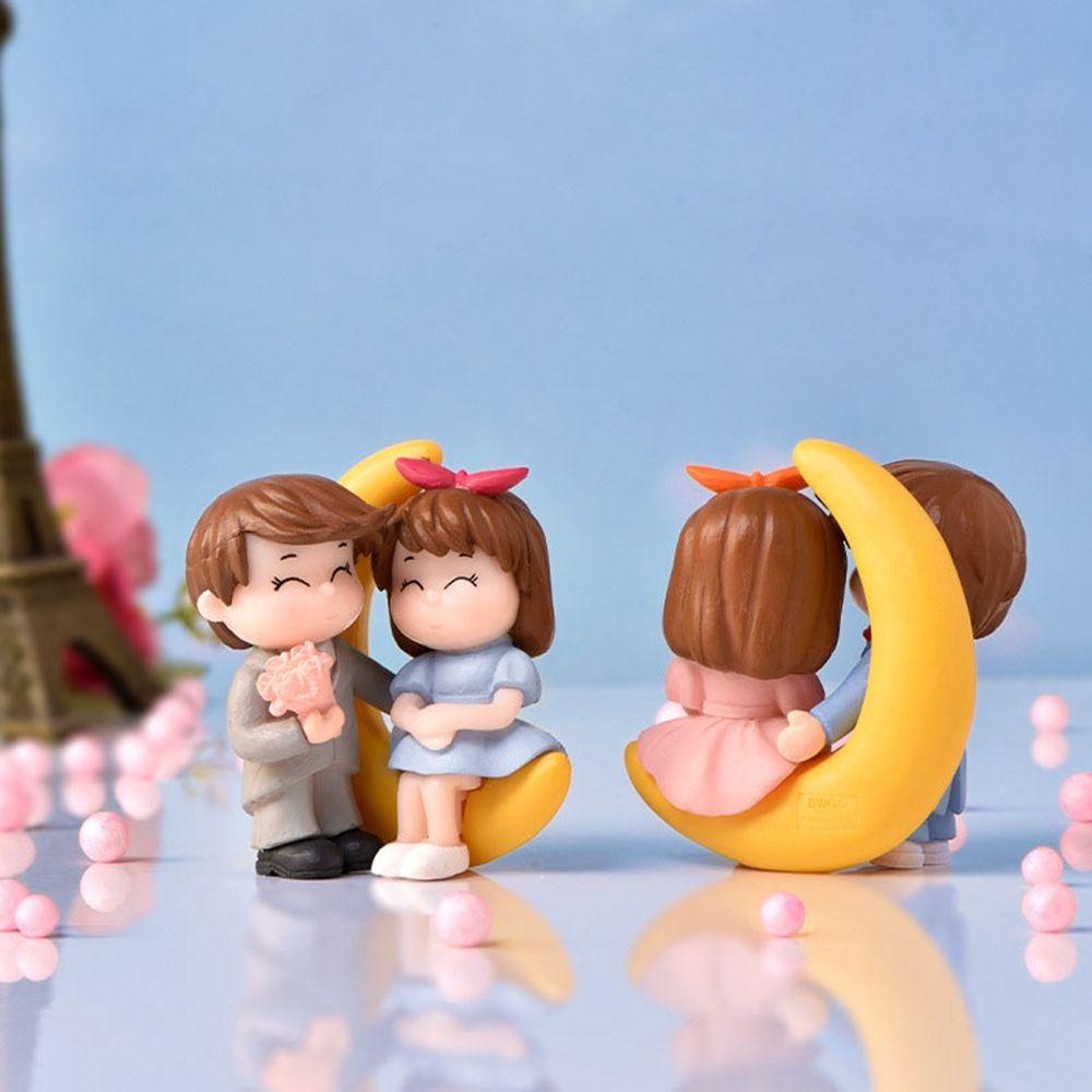 Mô Hình Cặp Đôi Lãng Mạn Mini Trang Trí Vườn Cây