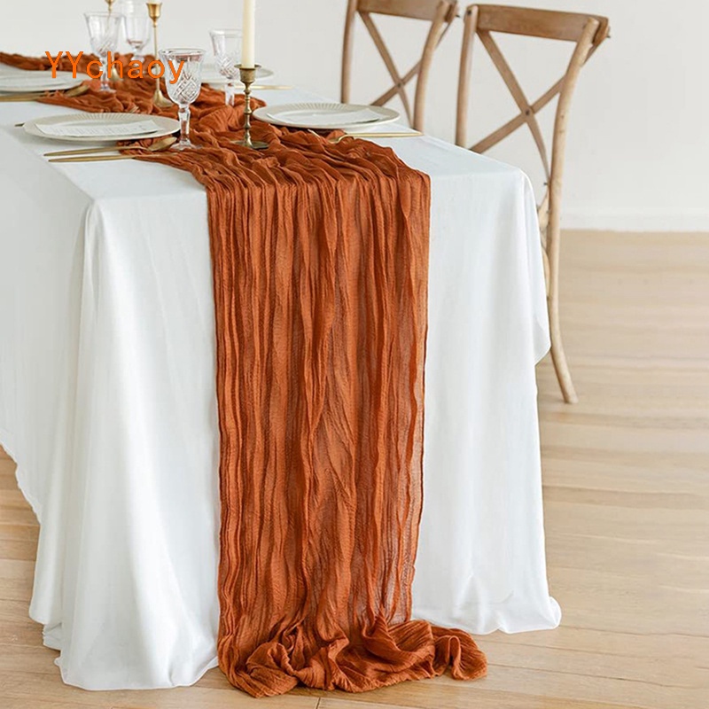 Khăn Trải Bàn Xếp Li Phong Cách Bohemian Dành Cho Trang Trí Tiệc Sinh Nhật Đám Cưới