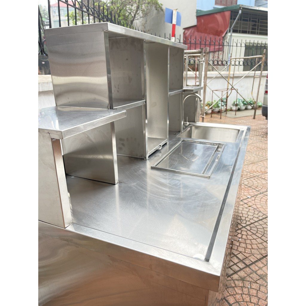 Quầy inox pha chế cho các quán 1m6 hàng cao cấp!