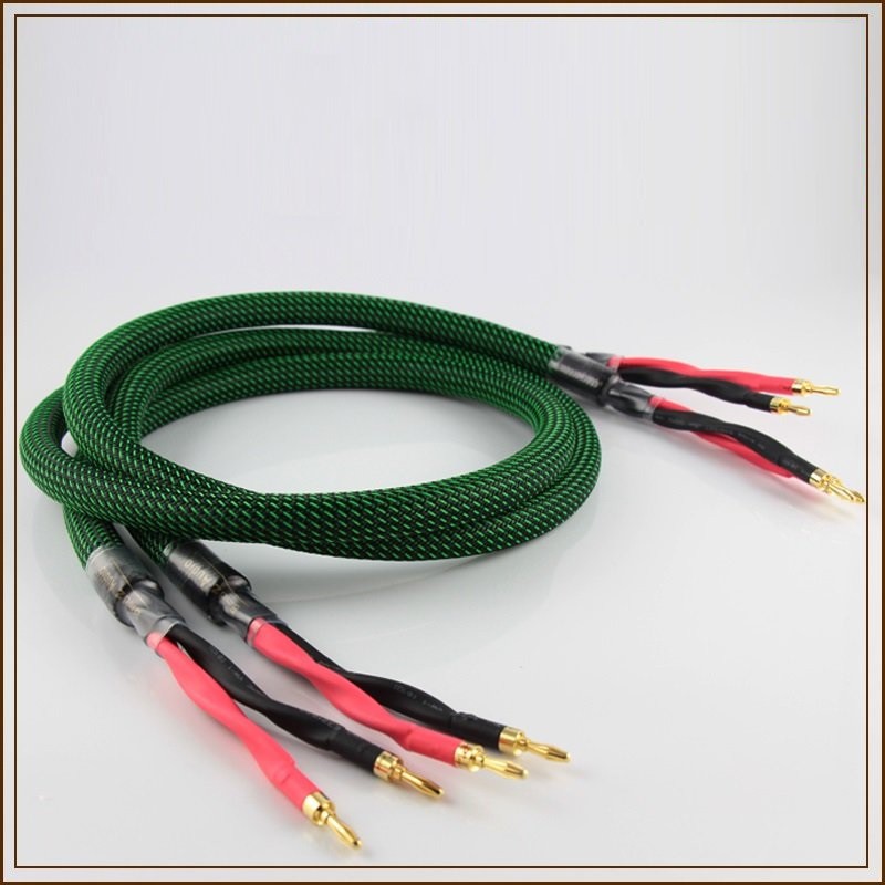 Dây loa MCINTOSH 4 lõi đồng cao cấp jack hoa chuối dài 1.5m