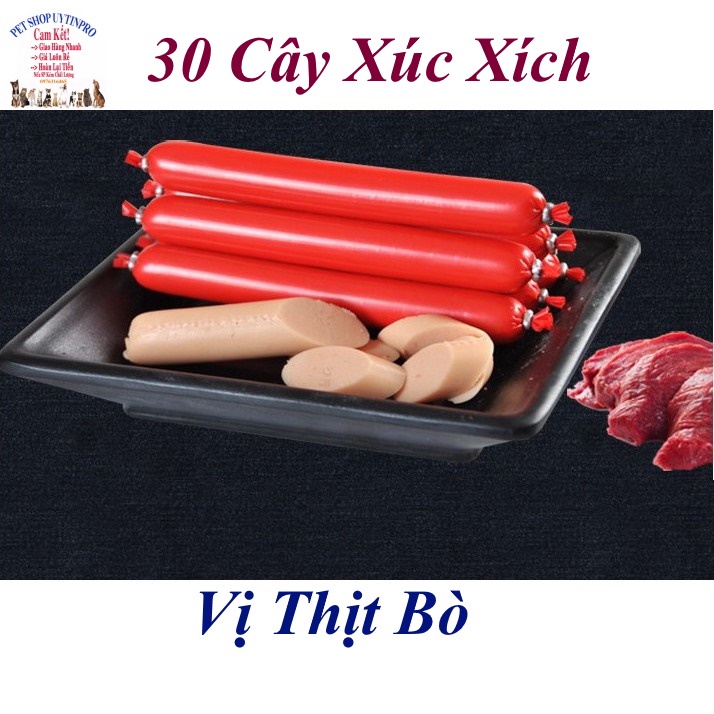 30 CÂY XÚC XÍCH DINH DƯỠNG CHO CHÓ MÈO - Pet shop Uytinpro