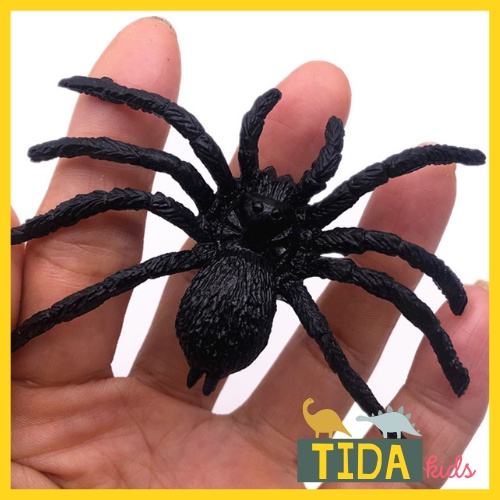 Nhện Giả ⚡ HÀNG ĐẸP ⚡ Côn Trùng Giả Bằng Nhựa Như Thật Trang Trí Halloween,Đồ Chơi Giải Trí TiDa Kids Shop